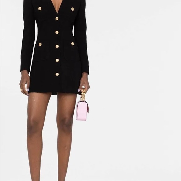 Alessandra Rich padded shoulder blazer dress - Picture 4 of 10